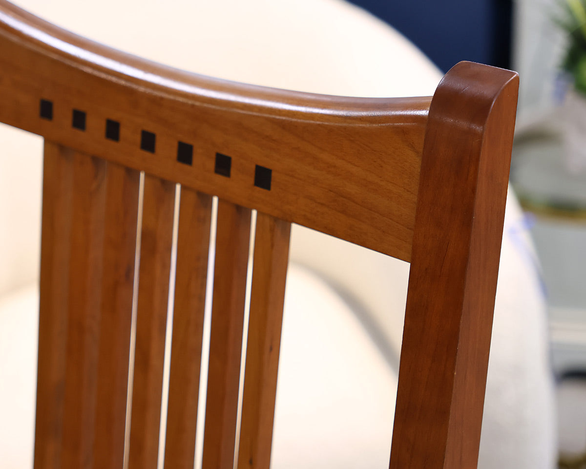Stickley Dining Table and 8 Spindle Chairs