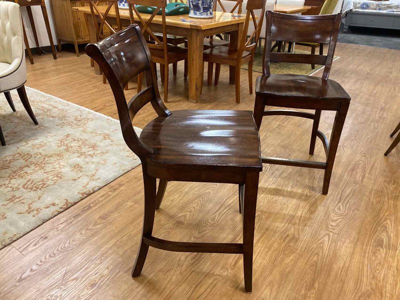 Pair of Crate & Barrel Counter Stools