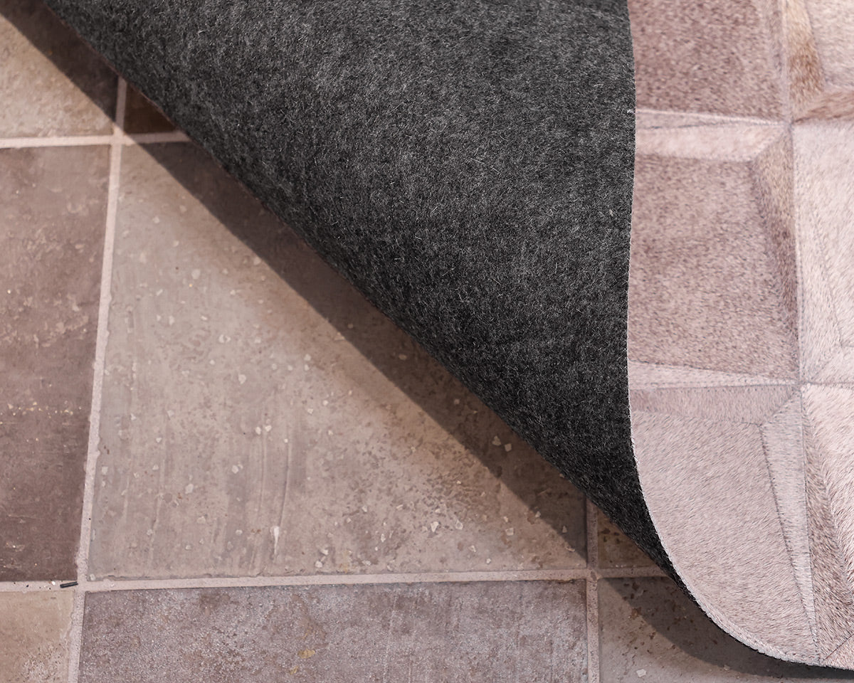 Gray Hair on Hide 10' x 16' Area Rug