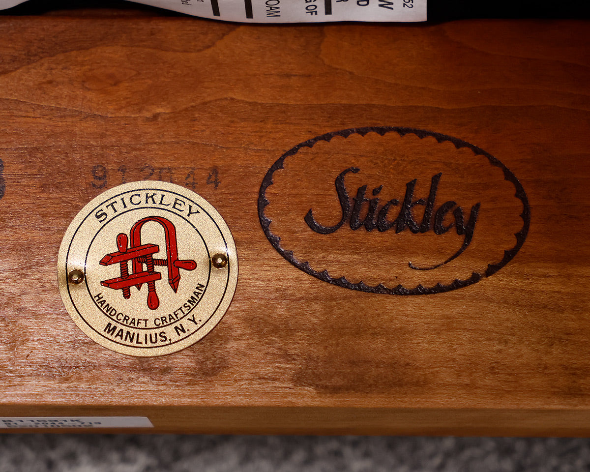 Stickley Oak Mission Style Table & 12 Chair Set