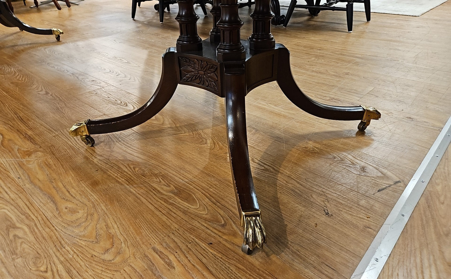 Baker Inlaid Mahogany Dining Table