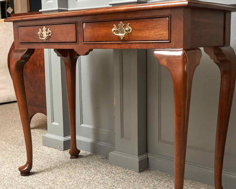 Stickley Cherry Queen Anne Console Table