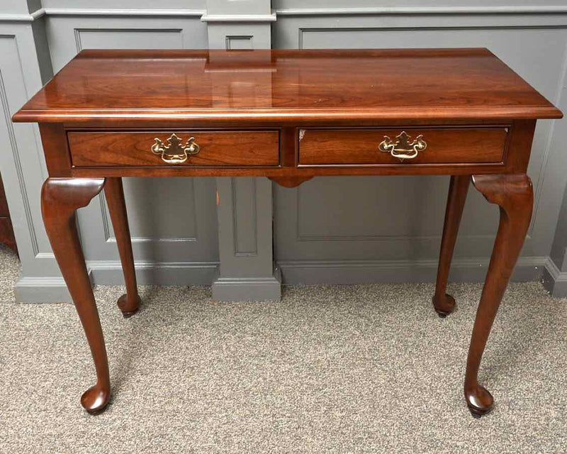 Stickley Cherry Queen Anne Console Table