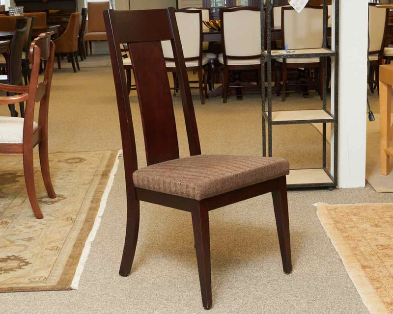 Canadel Dark Cherry Double Pedestal Table & Chair Set