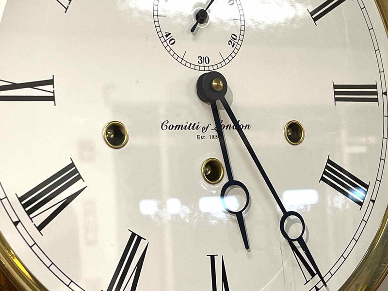 Comitti of London Burled Walnut Grandfather Clock
