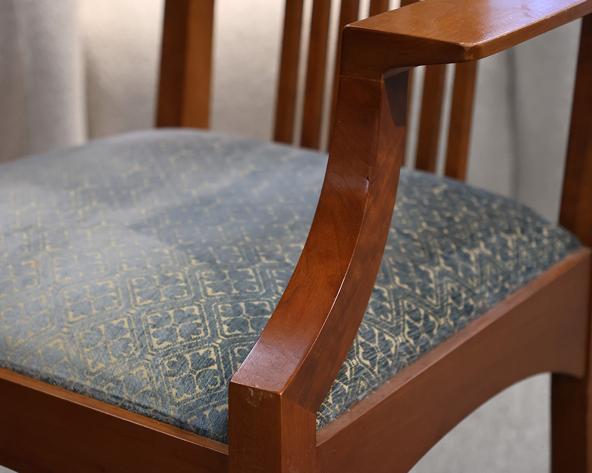 Stickley Dining Table and 8 Spindle Chairs
