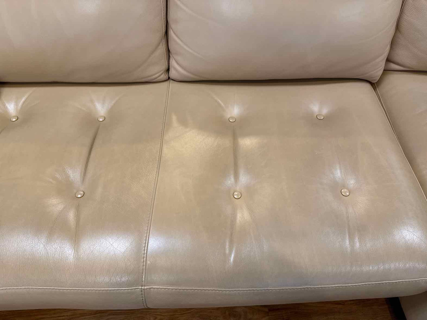 Chateau d'ax Butterscotch Leather Sectional