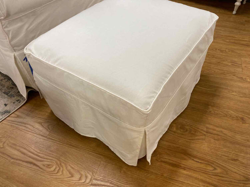 Slipcovered Ottoman by Rowe Furniture