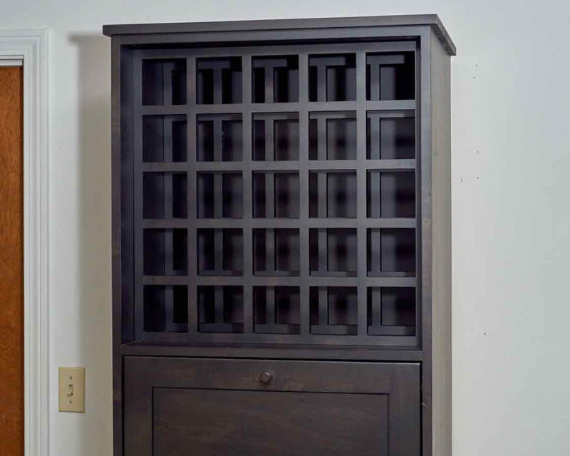Room & Board "Linear" Bar Cabinet in Charcoal