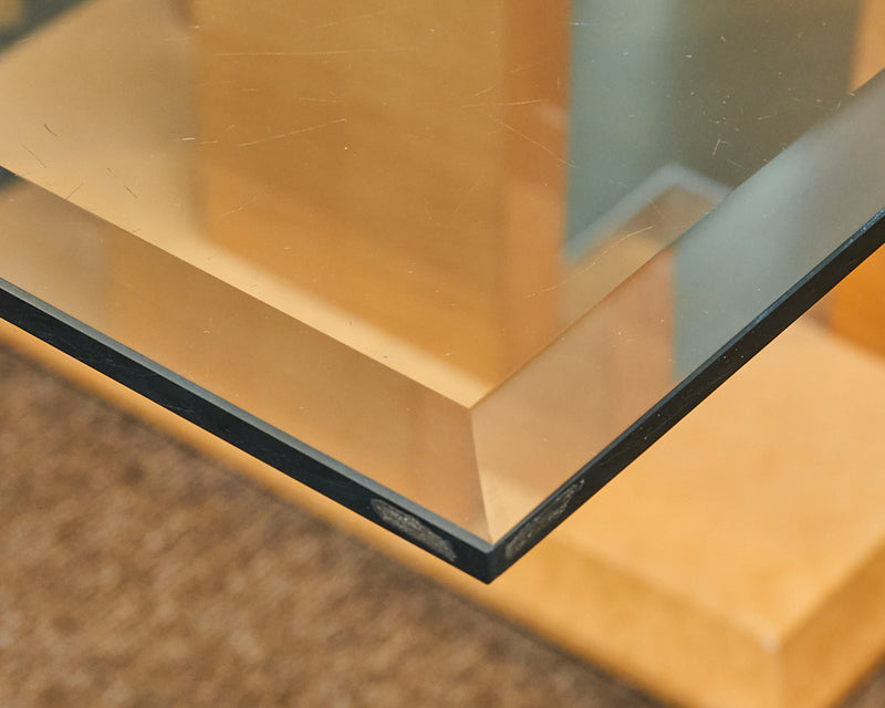 Lexington Furniture Contemporary Glass Top Table & (6) Chair Sets