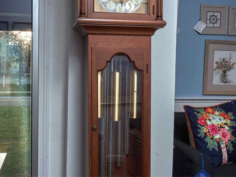 Seth Thomas Cherry Grandfather  Clock
