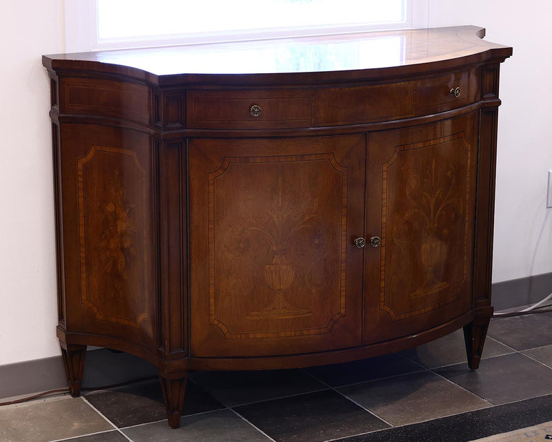 Karges Adam Commode with Wings in Inlaid Walnut