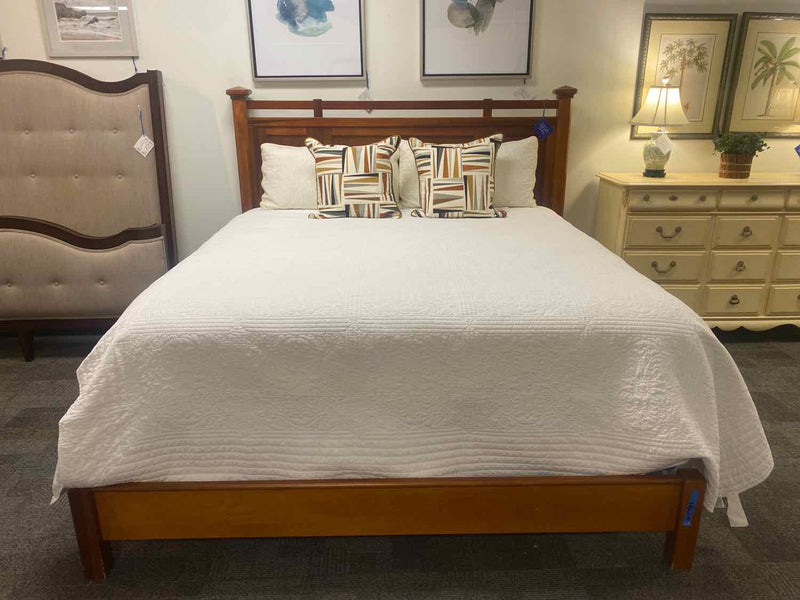 Oak Mission Style King Bed