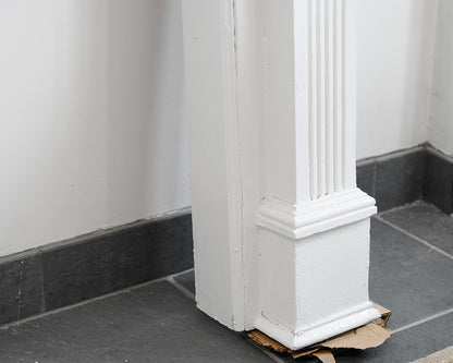 Decorative White finished Mantelpiece