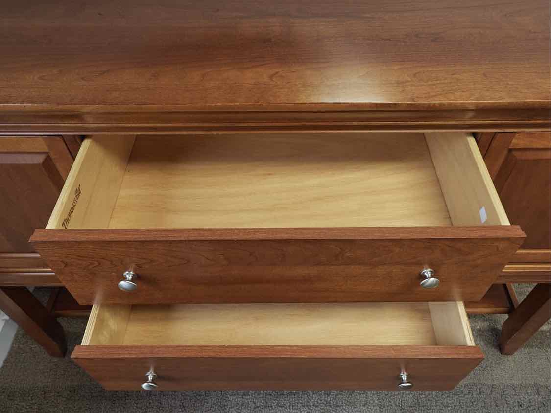 Thomasville Server in Cherry with Brushed Nickel Pulls
