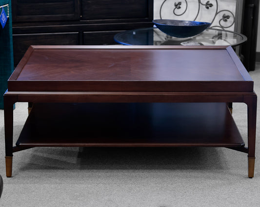 Century Furniture ' Bridgeton' Zebra Wood Cocktail Table