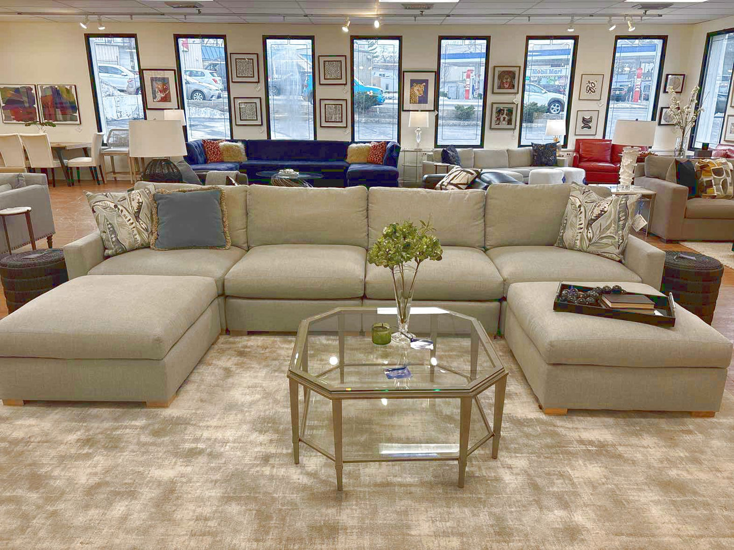 Rowe 'Asher' 4-Piece Modular Sectional