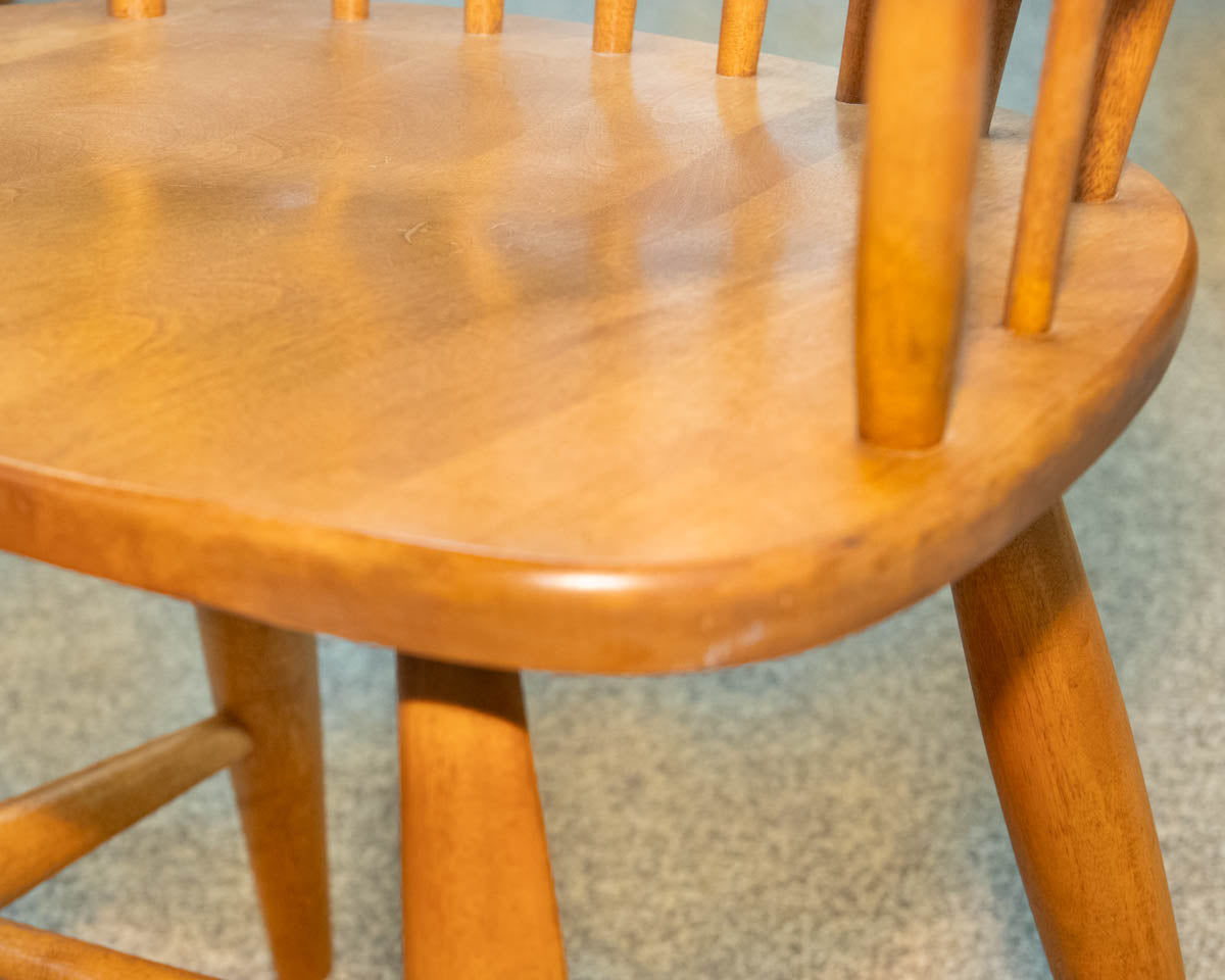 Pair of Thomasville Dining Arm Chairs in Maple