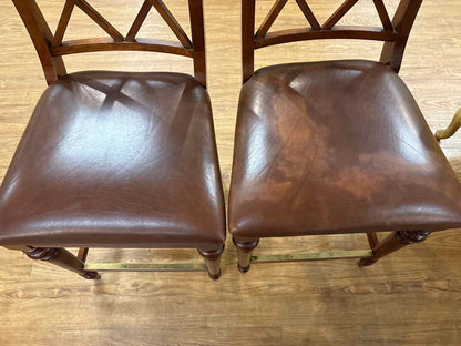 Set of 4 Ethan Allen 'British Classics' Barstools