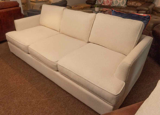 Better By Design Ivory Upholstered 3 Cushion  Sofa