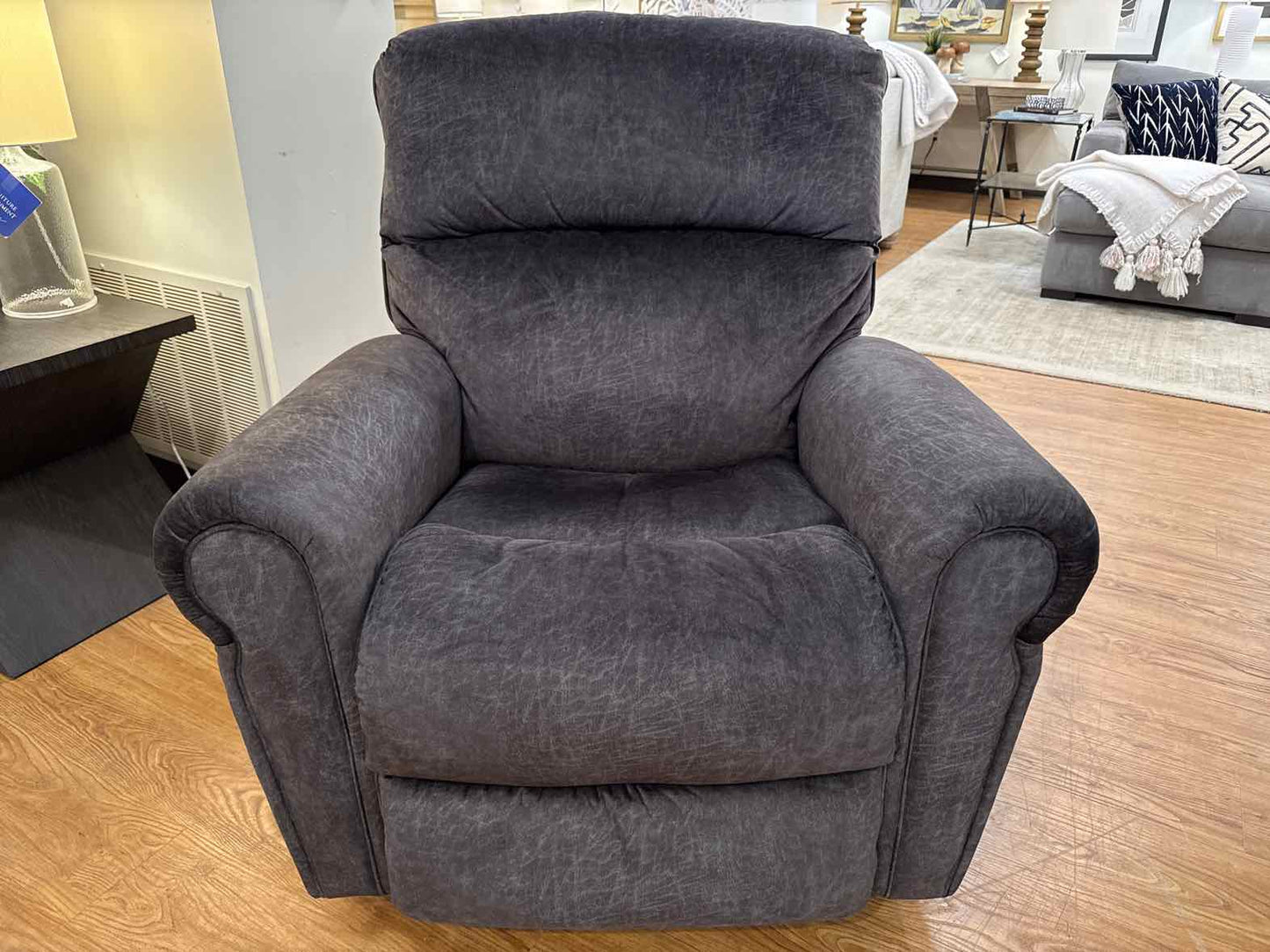 Flexsteel 'Langston' Charcoal Rocking Power Recliner