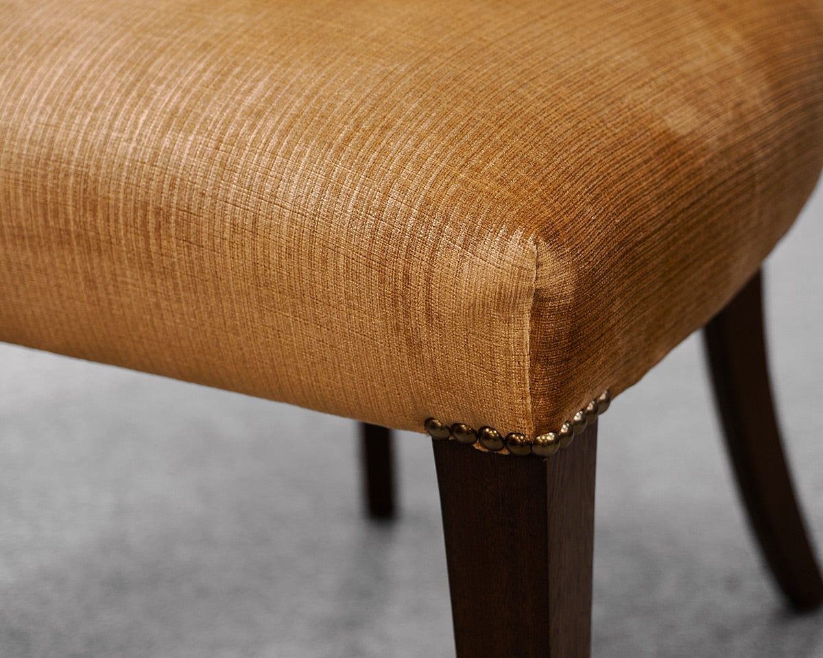 Set of 8 Velvet Dining Room Chairs