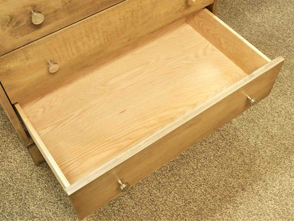 Gat Creek " Gerard" Maple 3 Drawer Nightstand with Polished Nickel Knobs