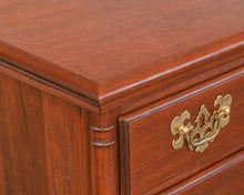 Mahogany Chest-On-Chest with Brass Pulls