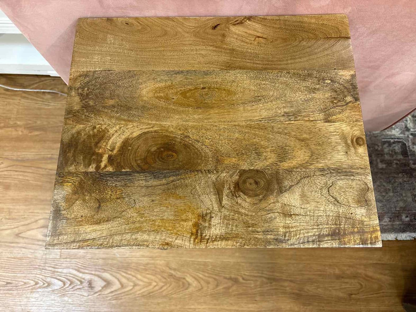 Jofran Global Archive Hand-Carved Walnut Side Table