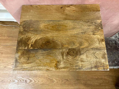 Jofran Global Archive Hand-Carved Walnut Side Table