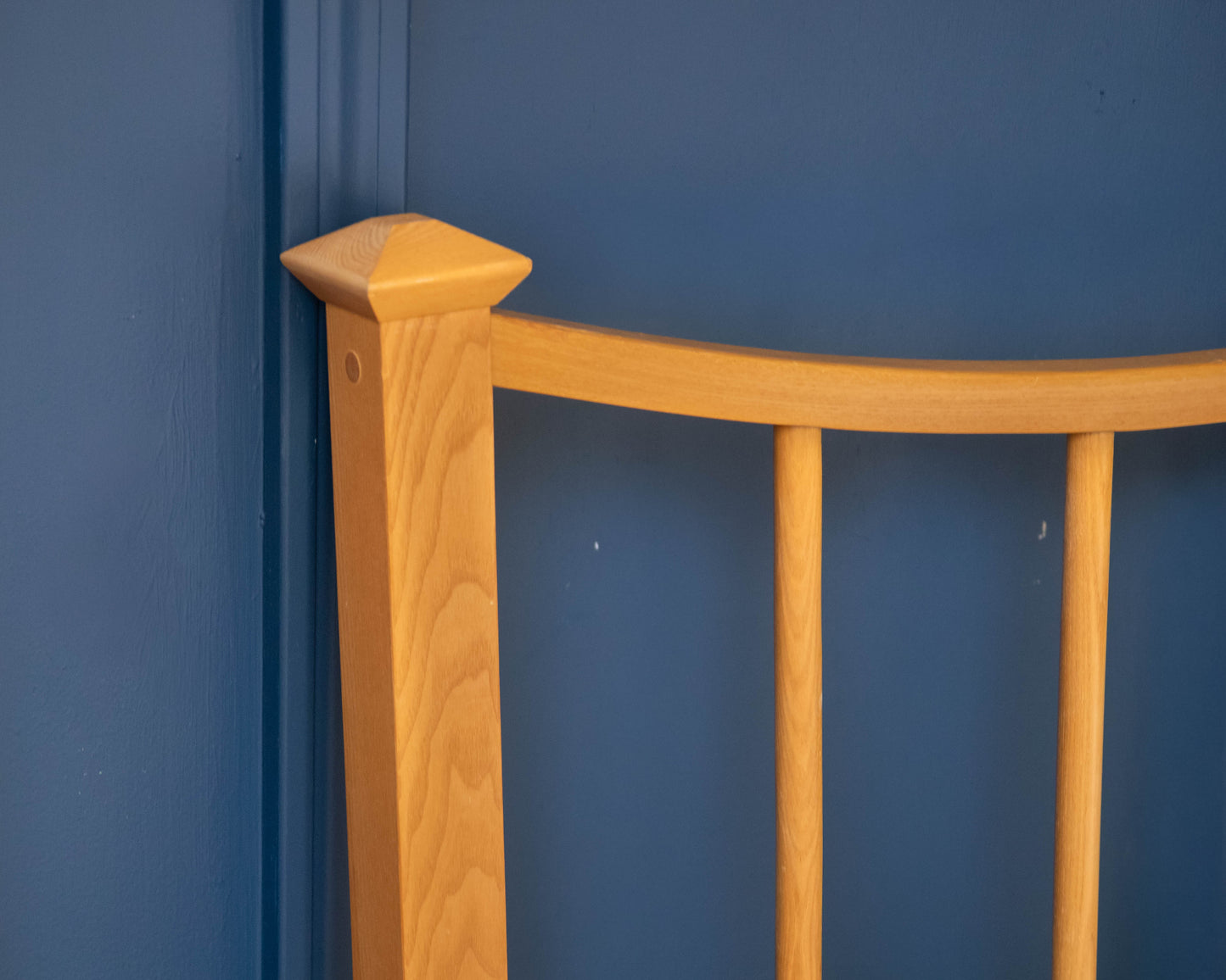 Pair of Vermont Tubbs Oak Spindle Twin Beds