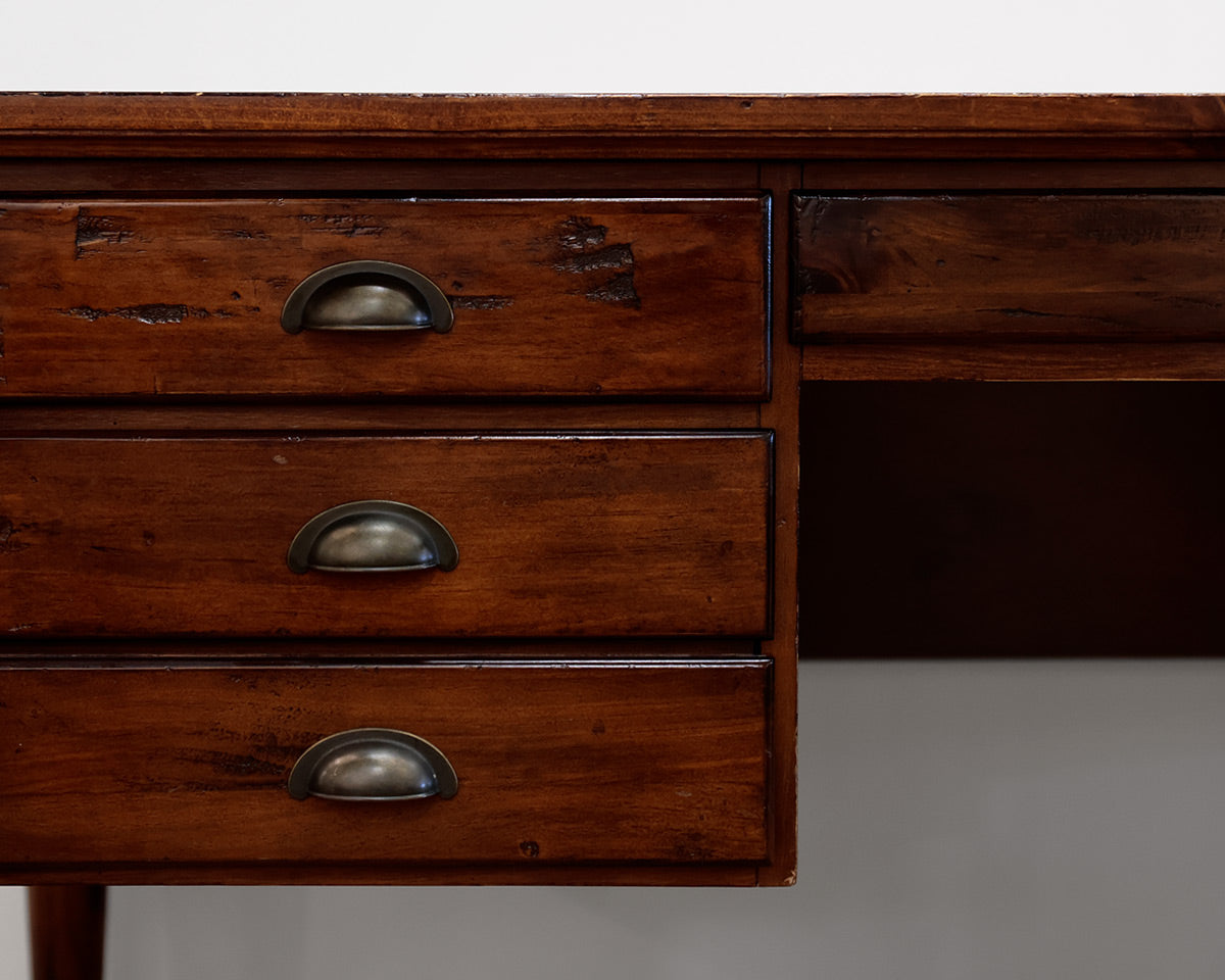 Pottery Barn Printer's Keyhole Exectutive Desk