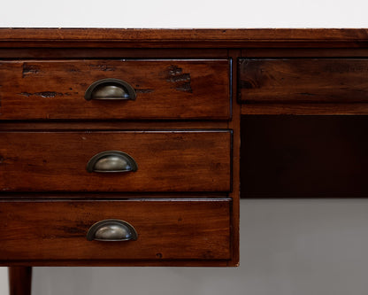 Pottery Barn Printer's Keyhole Exectutive Desk