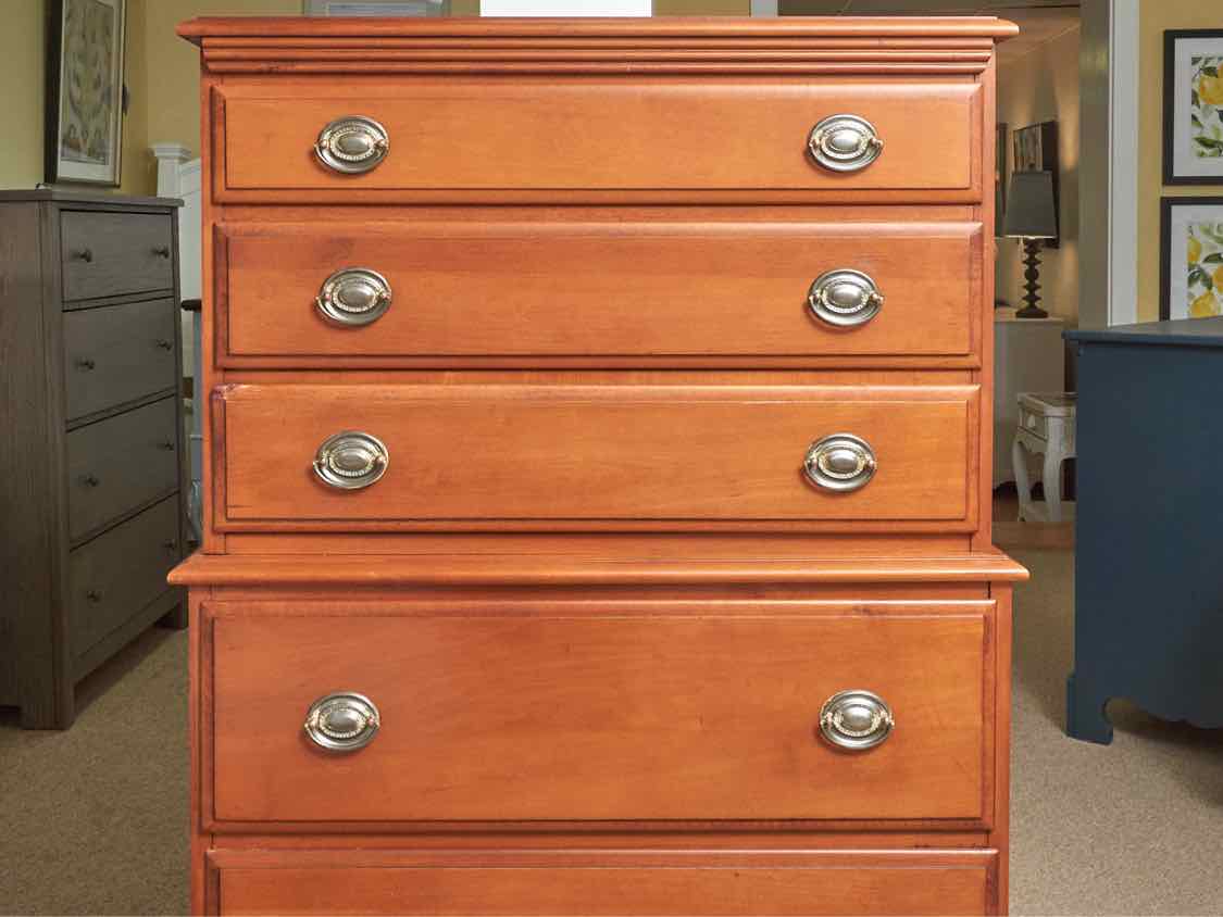 Solid Maple 3 Over 3 Drawer Chest