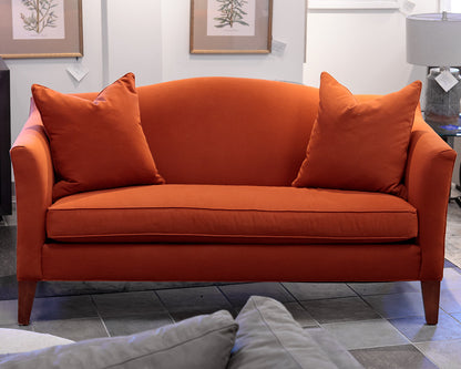 Custom Ethan Allen Upholstered Tight Back Sofa