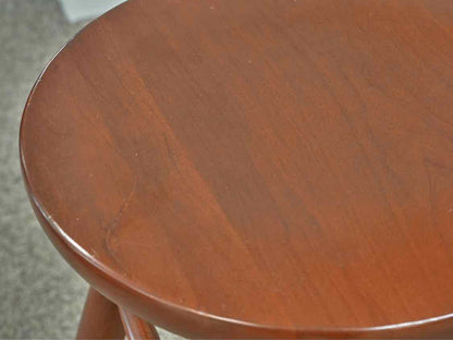 Set of Four Benchmade Cherry Bar Stools