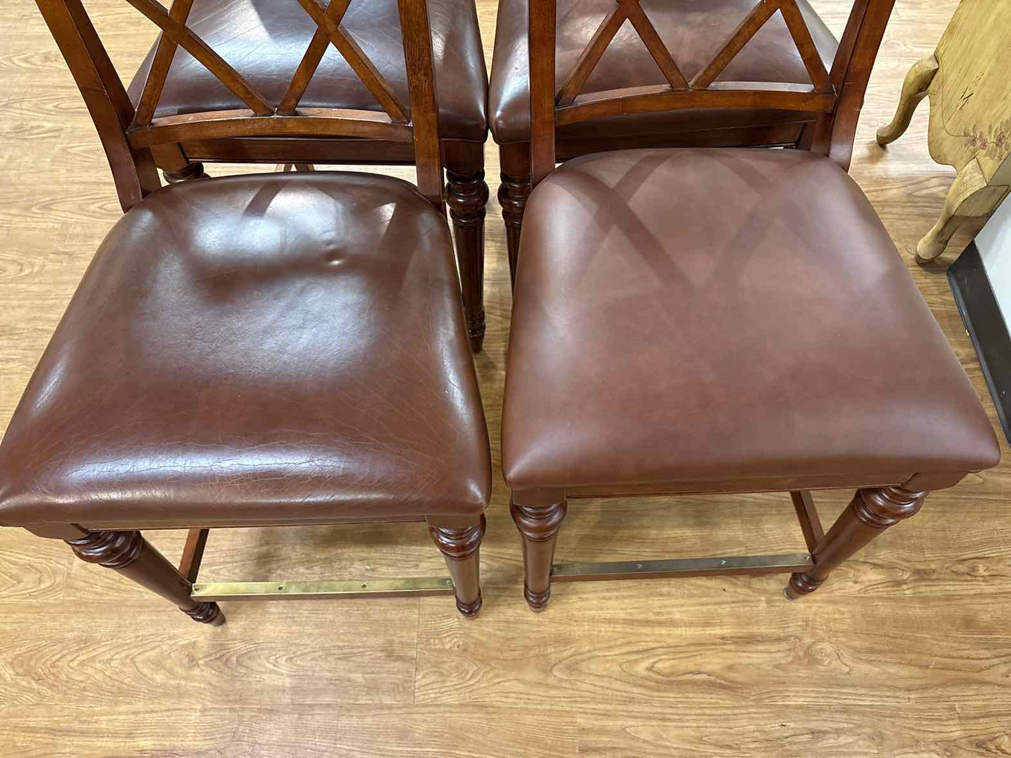 Set of 4 Ethan Allen 'British Classics' Barstools