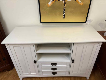 White Farmhouse Style Sideboard