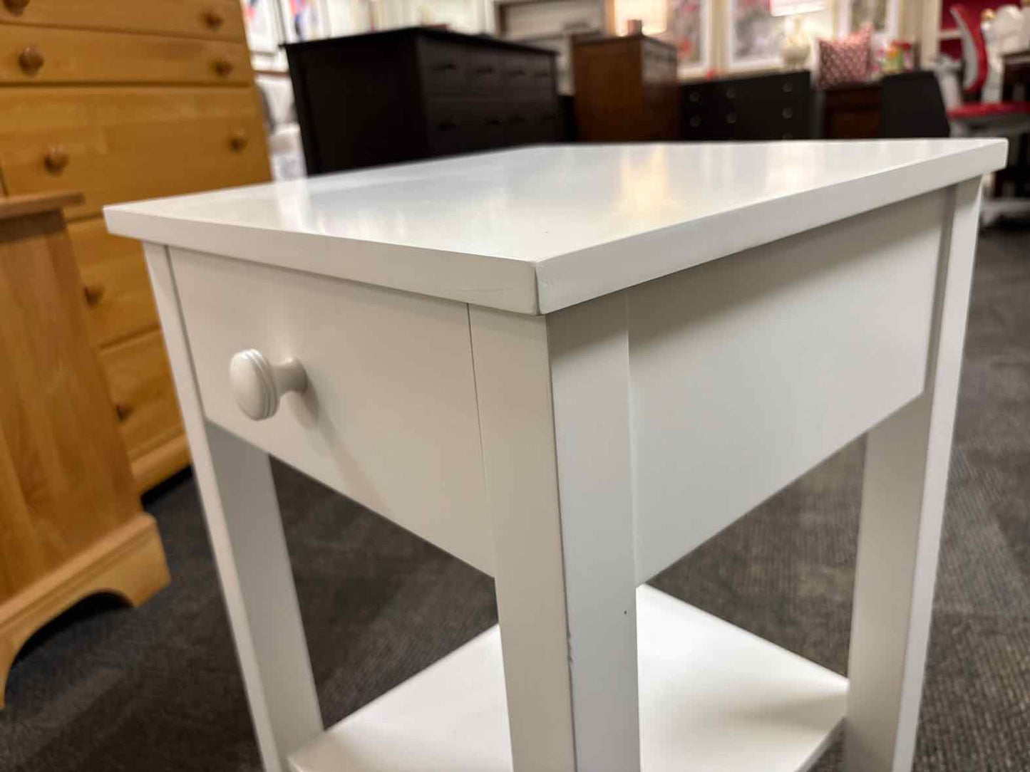 Pair of White Nightstands