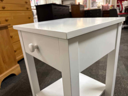 Pair of White Nightstands
