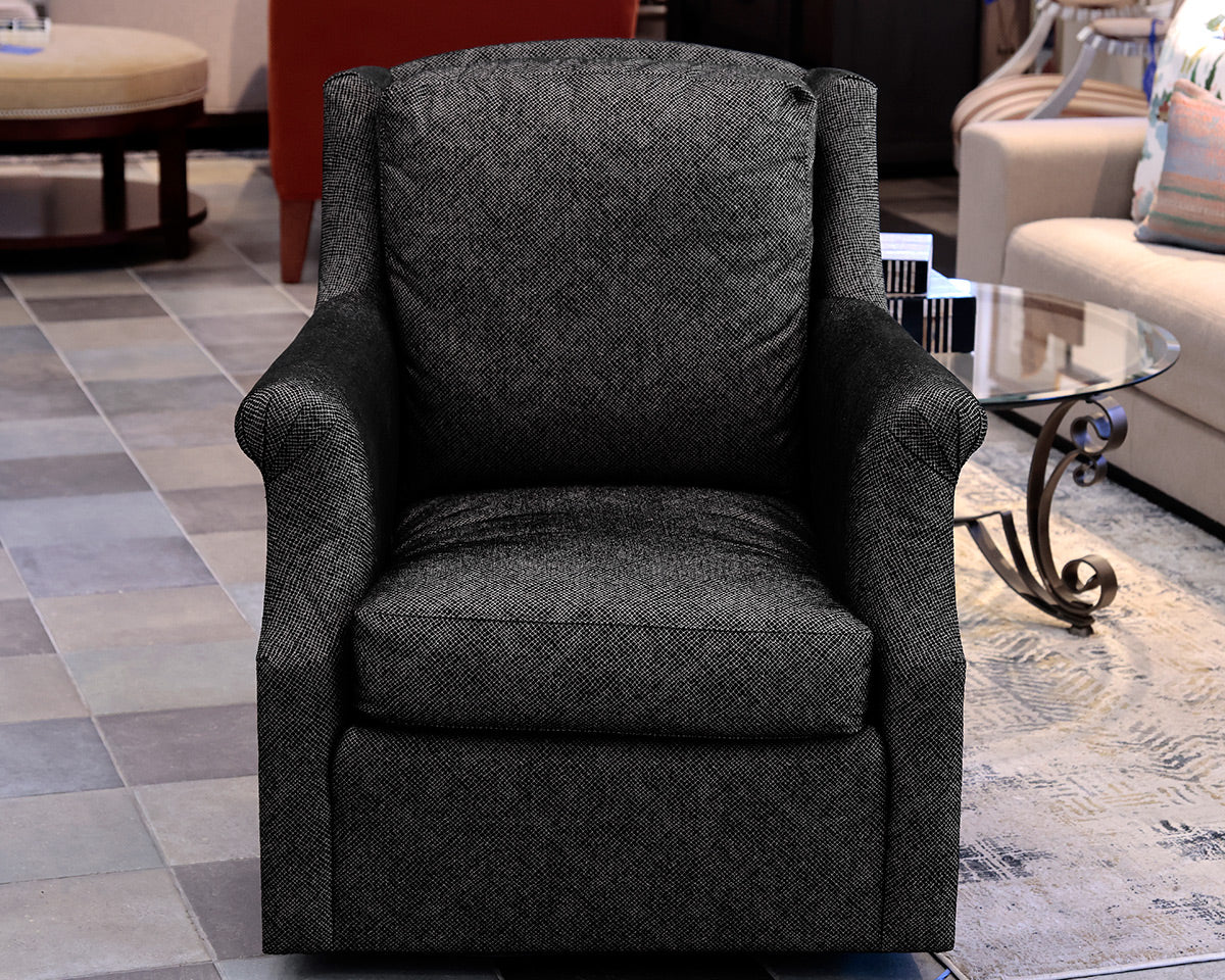 Sherrill Furniture Custom Upholstered Swivel Chair