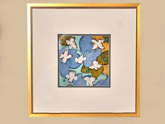 'Moon Flower II' Framed Print