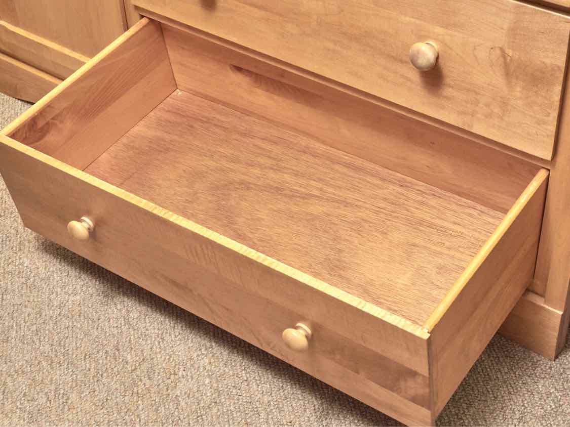 Brown Street Co.Maple Chifforobe  Chest with 6 Drawers & 1 Door