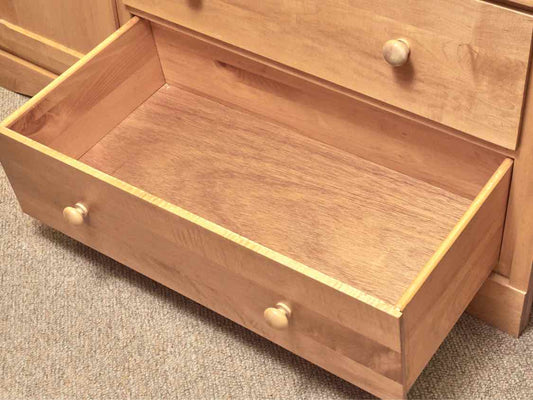 Brown Street Co.Maple Chifforobe  Chest with 6 Drawers & 1 Door