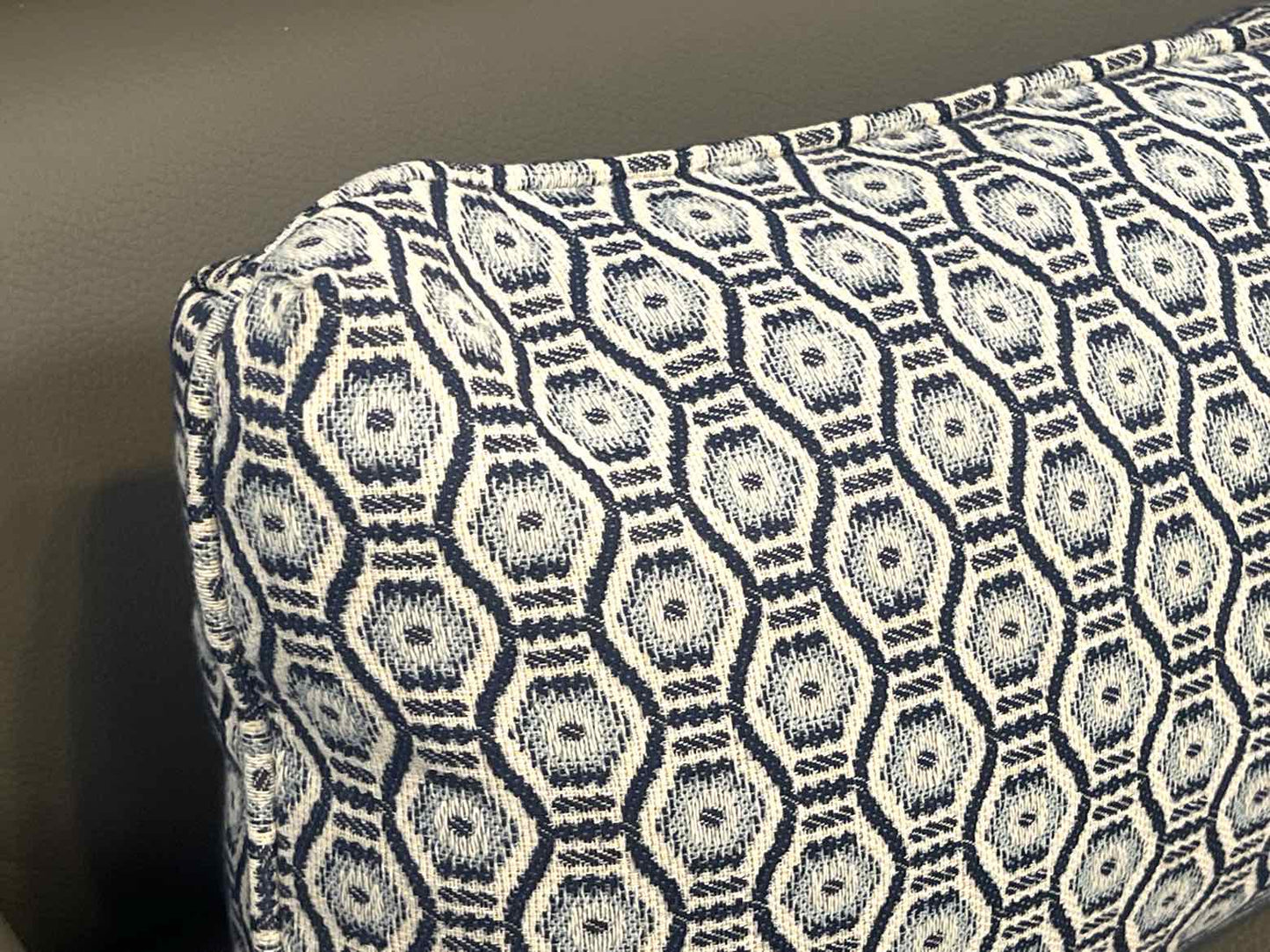 Pair of Geometric Accent Lumbar Pillows