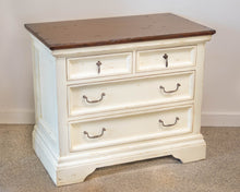Fremarc Cream & Cherry Bedside Chest