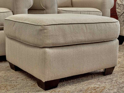 Pottery Barn Pair of Chairs w/ Matching Ottoman