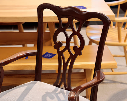 Set of 6 Chippendale Style Dining Chairs