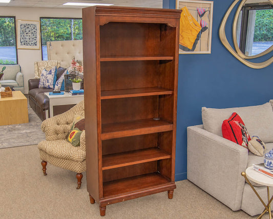 Tall Dark Cherry Bookcase