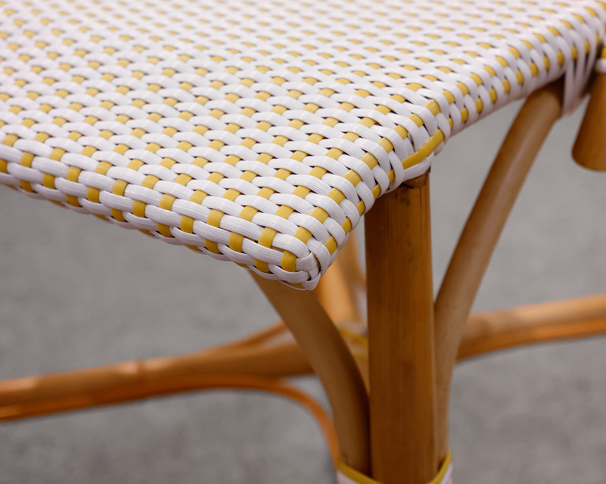 Set of 4 Serena & Lily Rivera Etoile Rattan Dining Chairs